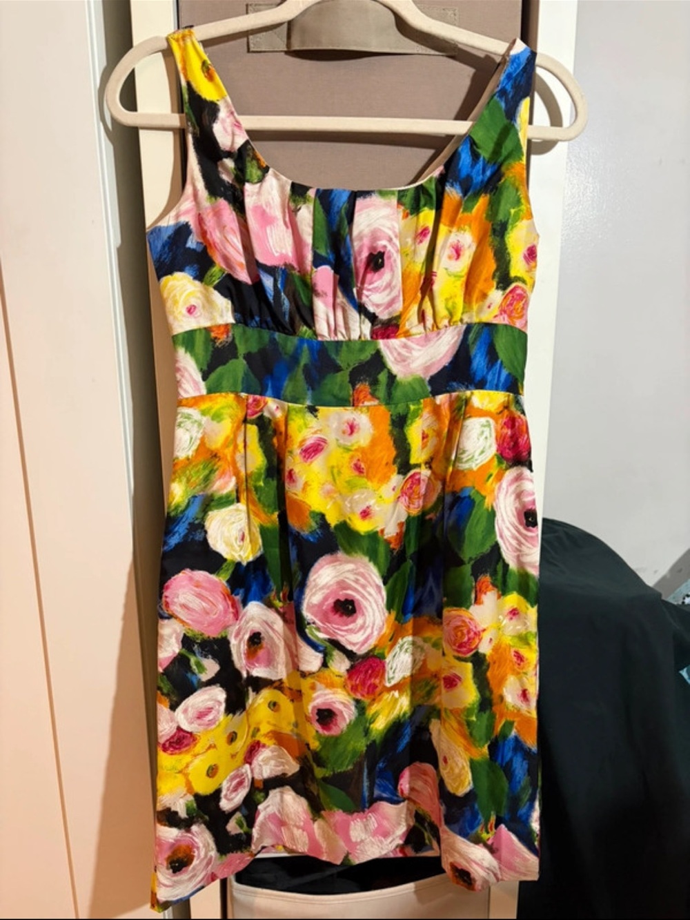 JCrew Caspia Crinkled Silk Dress